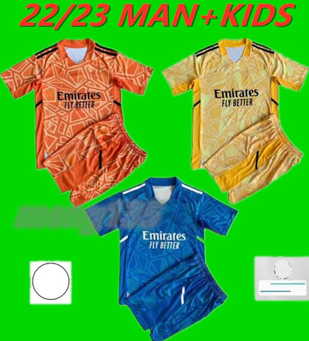 

Kids Kit Adult sets 2022 2023 goalkeeper soccer jerseys #32 RAMSDALE #1 LENO boys suit SAKA WHITE TAVARES SMITH ROWE PEPE LENO adults 22 23 football shirt WILLIAN child