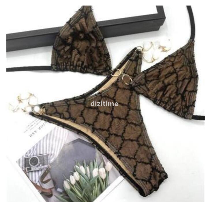 

Sexy Bikini Set Chain Letter Swimsuits Women Summer Sexy Swimwears High Waist Ladies Bathing Suits, Need clear pic contact
