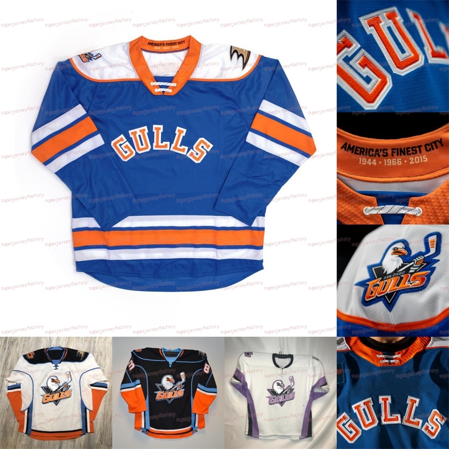 

A3740 San Diego Gulls Third AHL Hockey Jersey GREG PATERYN VINNI LETTIERI GREG PRINTZ MORGAN ADAMS-MOISAN DANNY O'REGAN KODIE CURRAN, White women s-xxl