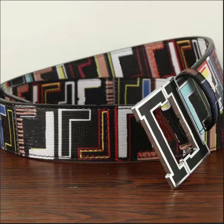 

2022 Genuine Leather Belt Men Width 4.0cm Fashion Designer Belts Mens Black Buckle Letter Waistband Cintura Ceintures F Belt For Women Gürte 003, As pics