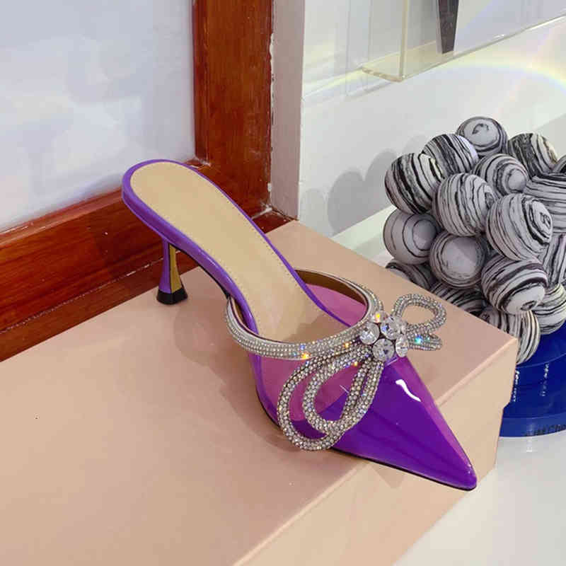 

Slippers quality fashion lady shoes factory price wholesale stylish stilettos slippers pointed toe luxury women, 2# shoe box