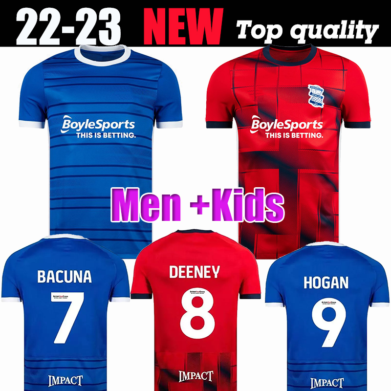

22 23 Birmingham Soccer Jersey DEENEY BELA McGREE City FC 2022 2023 Home Away Third Adults Men Kids Kit Full Set Football Shirts Short Socks PEDERSEN DEAN SUNJIC child, 22/23 home suit +socks