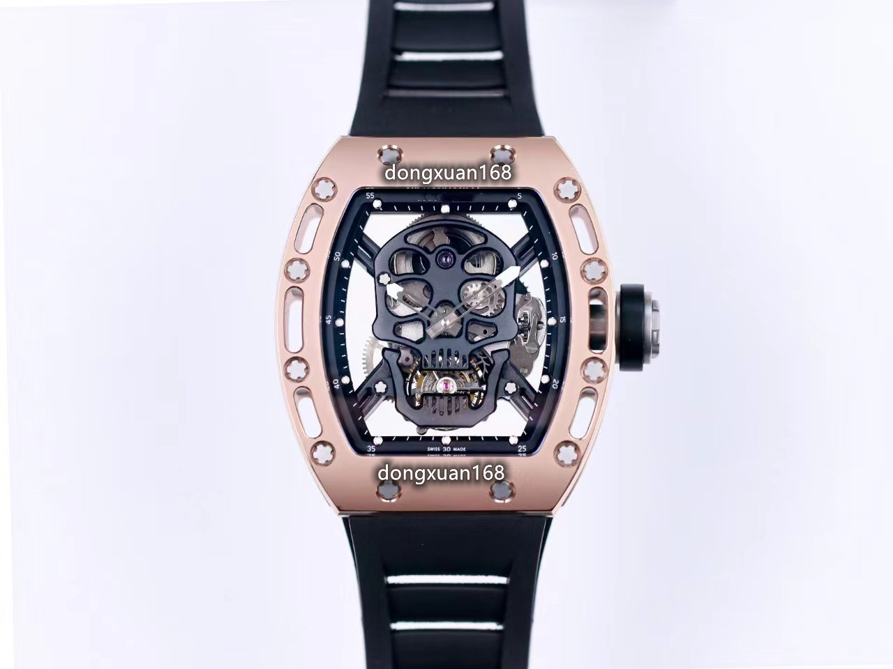 

Jb-kv Factory watch Swiss standard Tourbillon movement RM011 RM21-01 RM12-01 RM53-01 RM68-01 Titanium ceramic carbon fiber sapphire mirror, As shown