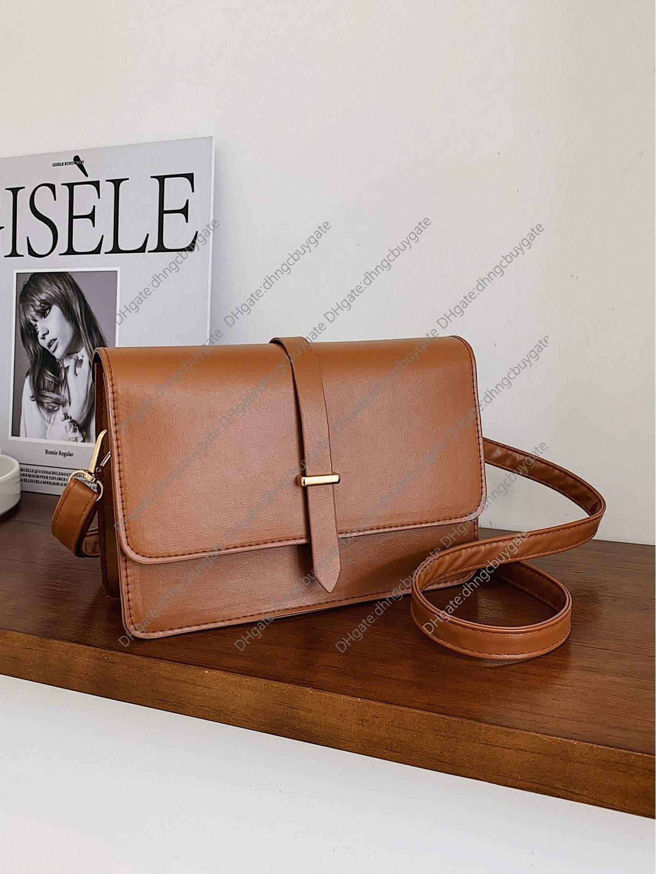 

Minimalist Designer Bag Square Crossbody Handbag Leather Luxury Brand Fashion Wallet crossbody bag Handbag Leather, Black