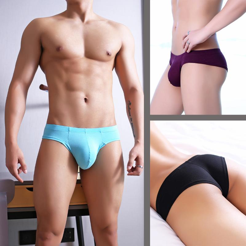 

Underpants Fashion Sexy Low Waist Men's Small Boxer Modal Breathable Simple UnderwearUnderpants, Gray