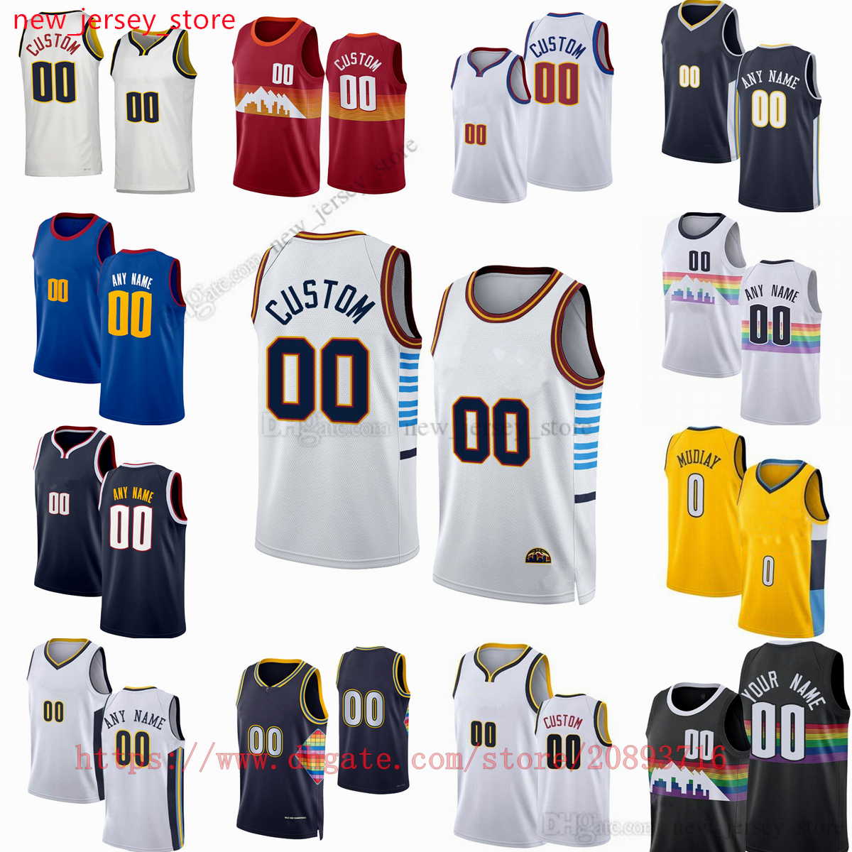 

Custom 2022-23 New Season Printed Basketball Jerseys 2023 Top Quality Red Blue White Black Yellow Jersey. Message number and name on the order, Printed (with team logo)