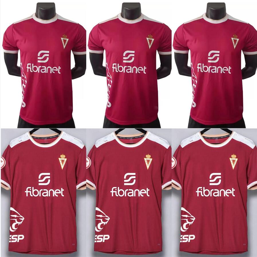 

22 23 Real Murcia ARMANDO J.SAURA Mens Soccer Jerseys home ALBERTO DANI GARCIA Football Shirts Short Sleeve Uniforms, Red