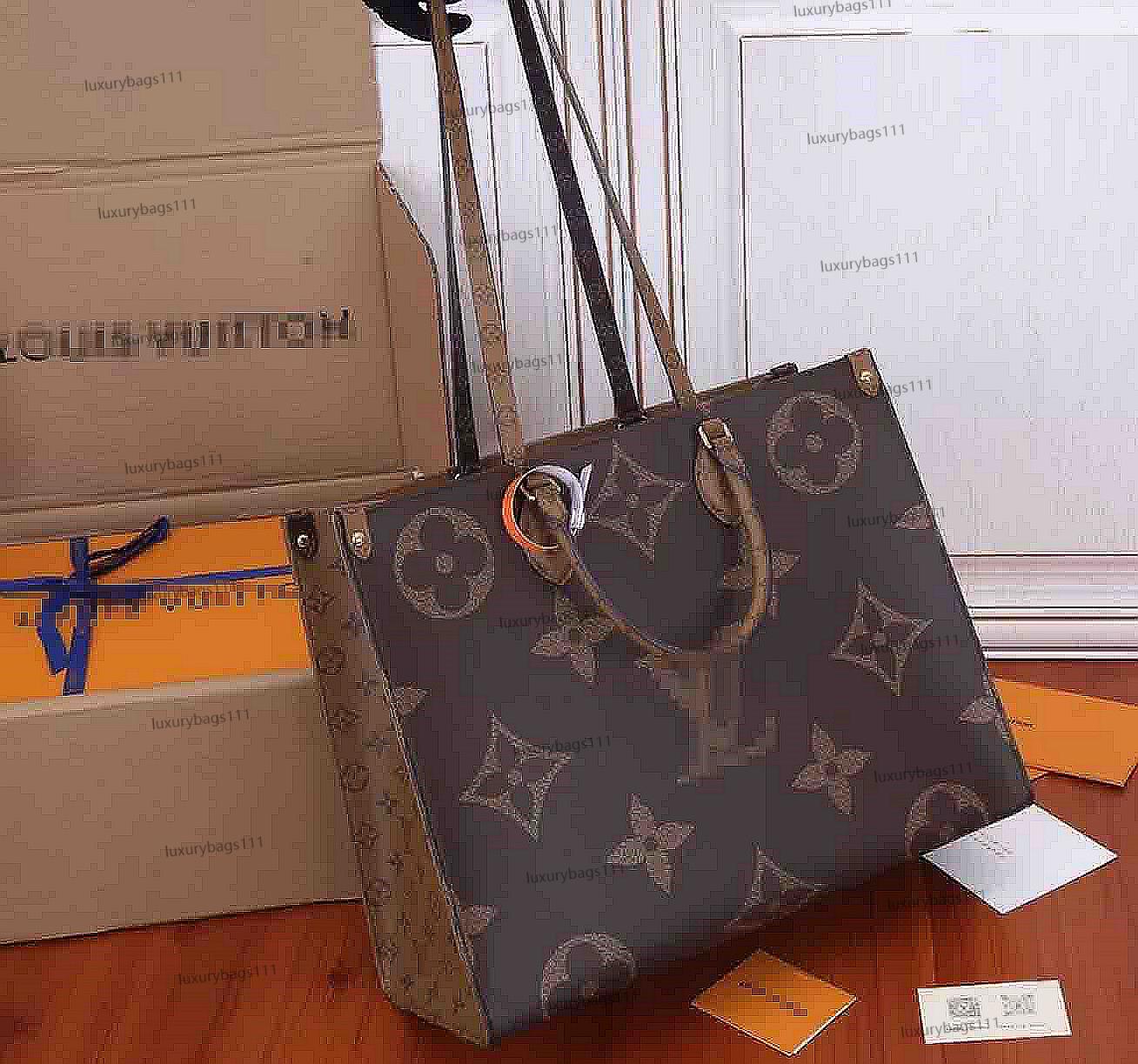 

M45320 M45321 Handbags Women Leather ONTHEGO Shoulder Bags Luxurys Designers Messenger Bag Purse Tote M45595 M44925 GGs LVs YSLs louiseity viutonity VUTTONS