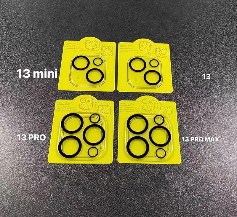 

Transparent Full Cover Camera Back Lens Protector Tempered Glass Film for iphone 13 12 pro max 11 with retail box