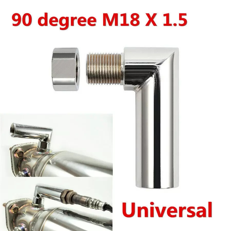 

O2 Oxygen Sensor Angled Extender Spacer Universal 90 Degrees Bung Extension M18X1.5 Wholesale