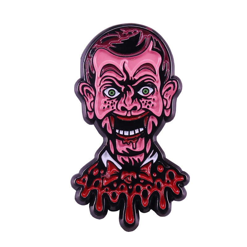 

Mr Bean bloody strange Brooch 90s nostalgic comedy art Badge brooch pin, As picture