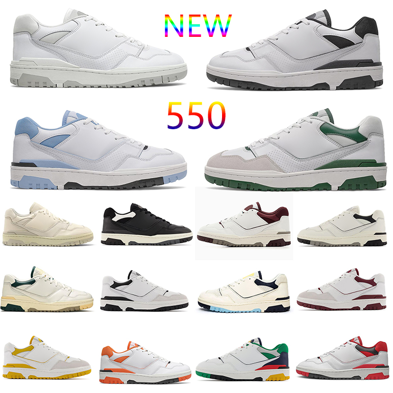 

2022 new Mens Women Running Shoes B550 Aime Green Yellow Rich Paul Grey Red Sea Salt Black Syracuse Burgundy AURALEE Trainers B550 Sneakers36-45, Box
