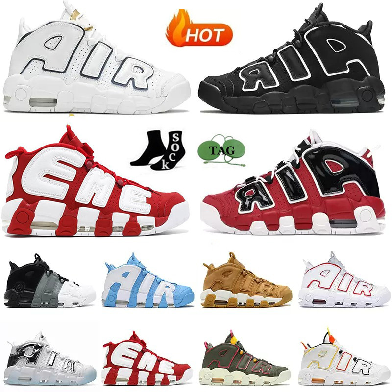 

96 More Mens Women Basketball Shoes Uptempos Scottie Tri-Color Pippens Total Orange White Sunset Black Bulls Hoop Pack University Blue Volt UNC Trainers Sneakers, I need look other product