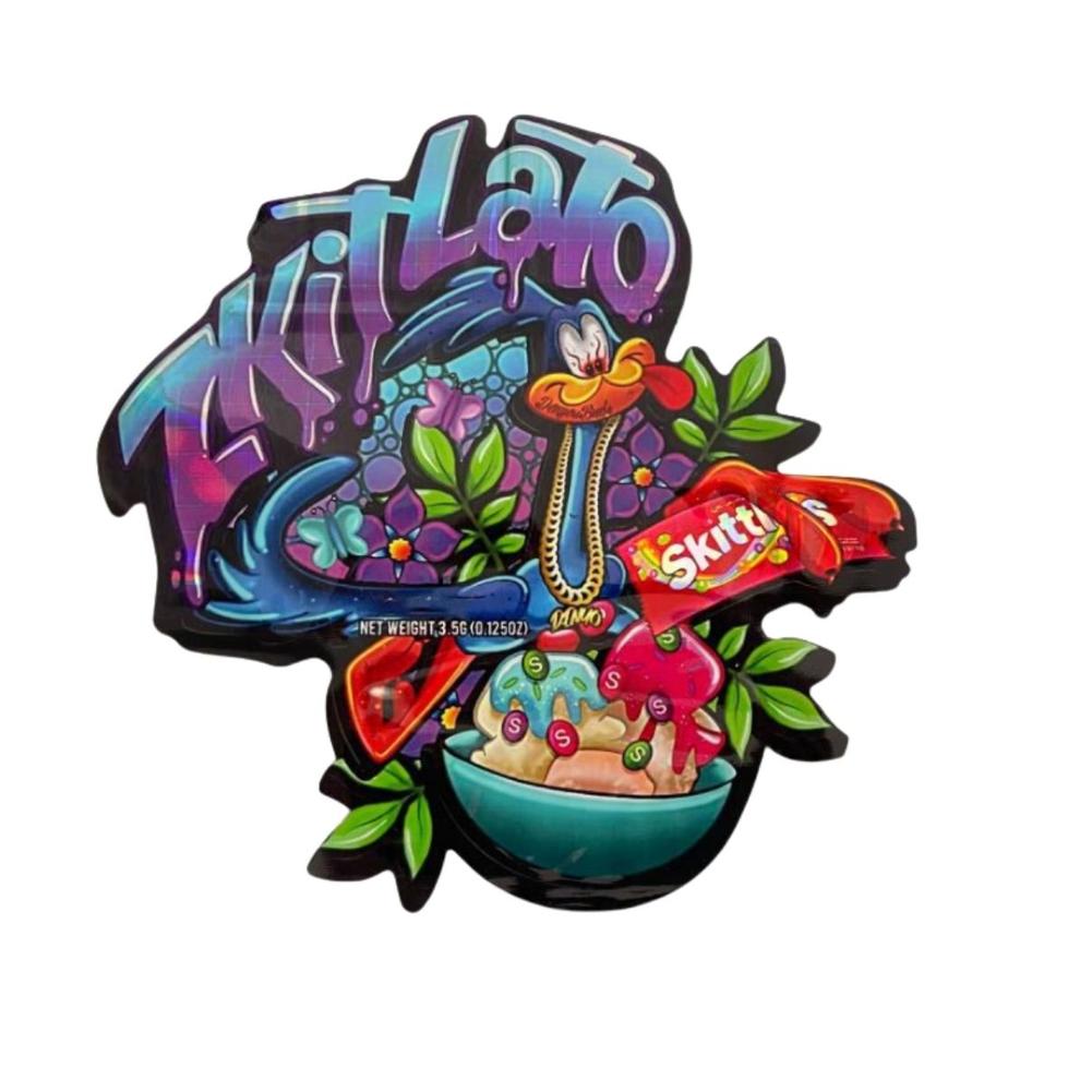 

Packing Bags 60 Styles Shaped Mylar Bag 3.5g Irregar Die Cut Out Zipper Flower Edibles Packaging Matte Holographic Material Backpack jllmjG