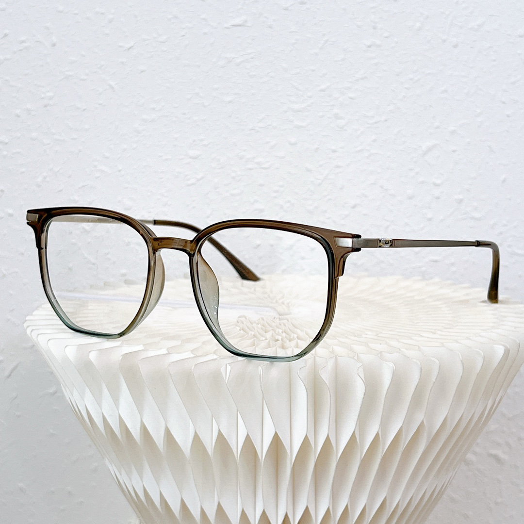 

New irregular-shaped coffee-colored sunglasses Net red street shooting fashion flat mirror male and female students myopia mirror