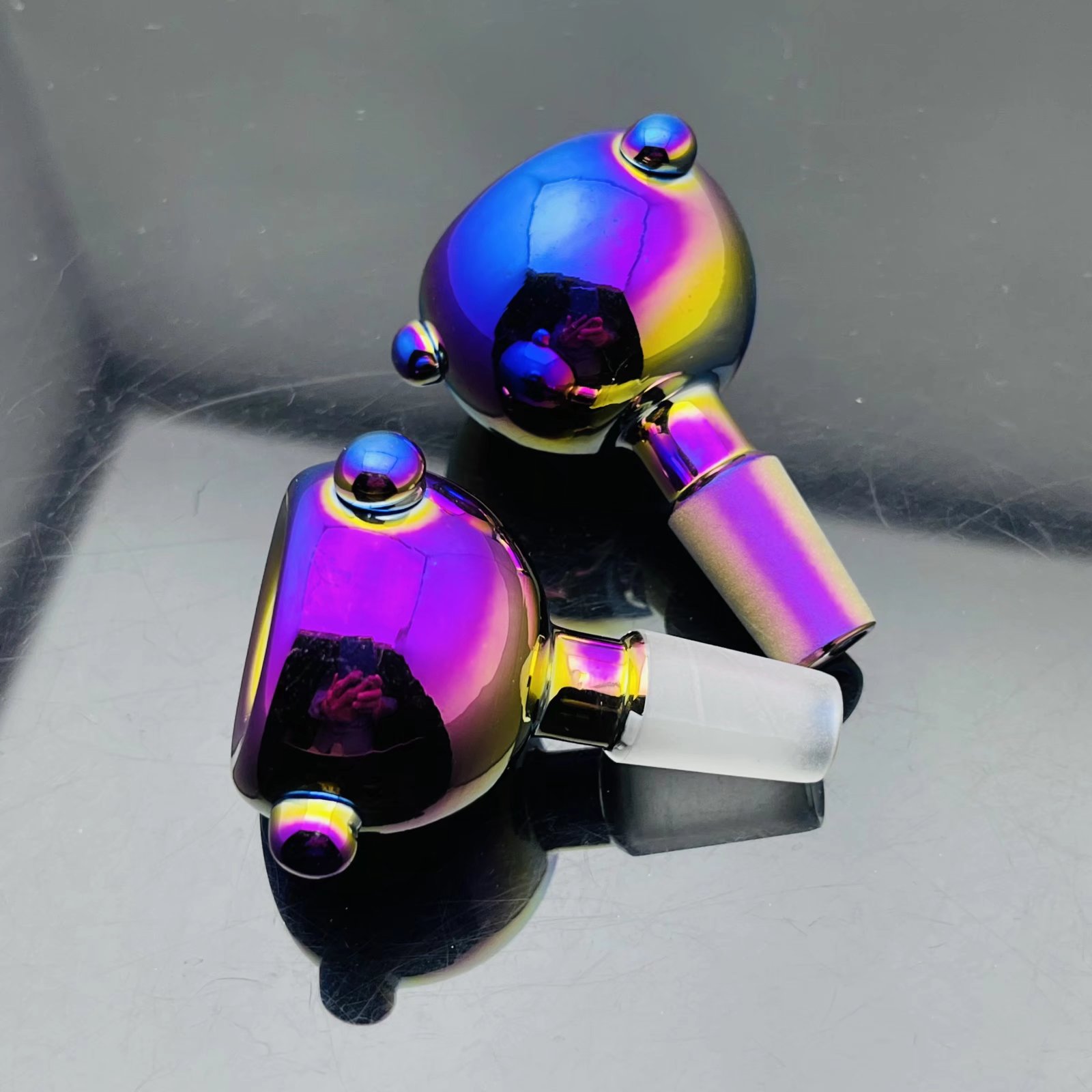 

Hookah Glass Oil Burner Pipe New European and American colorful bulb adapter