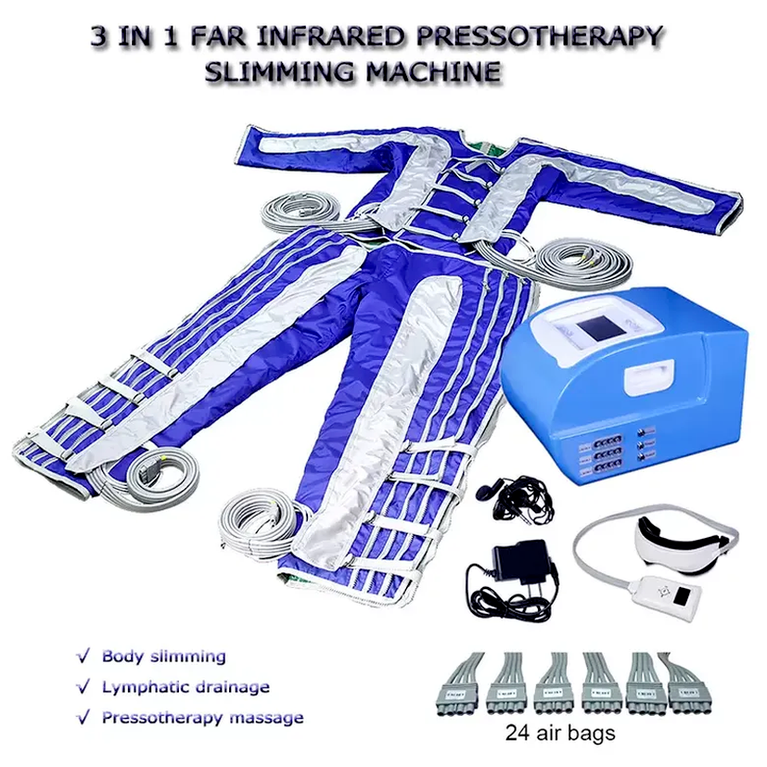 

! 3 In1 Ems Electric Muscle Stimulation Sauna Air Pressure Lymph Drainage Body Slimming Machine417