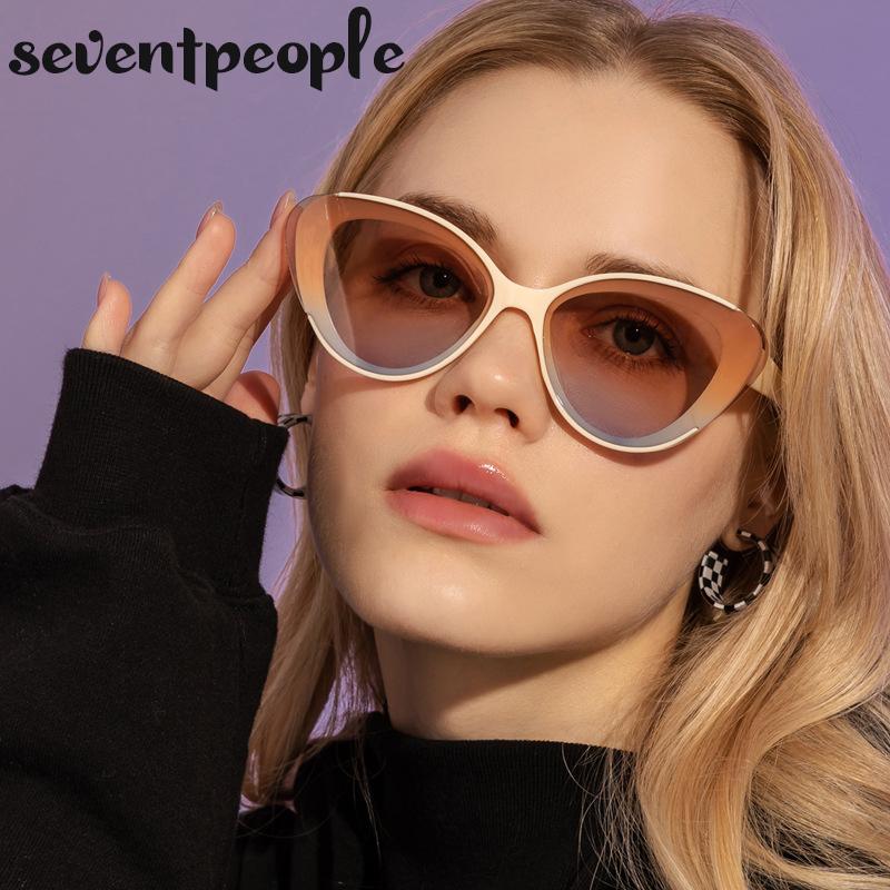 

Sunglasses Fashion Cat Eye Women 2022 Channel Vintage Cateye Sun Glasses For