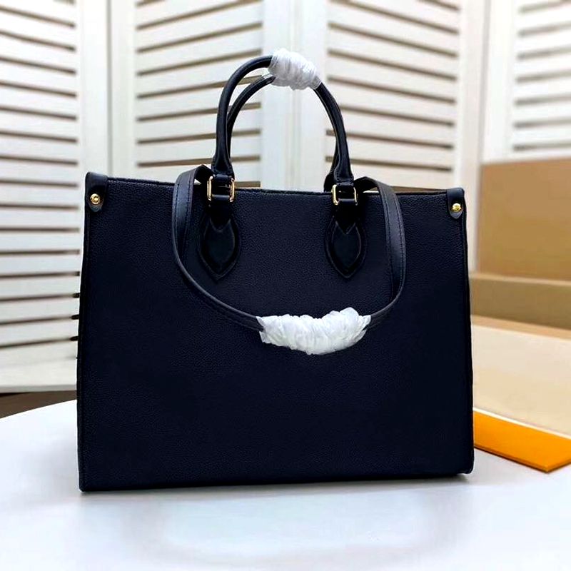 

black embossed cross body GM MM PM M44925 Designer tote bag Luxury special canvas handbags for women large shopping bags sacoche Gold hardware Double inside pocket, Extra shipping(not for sale)
