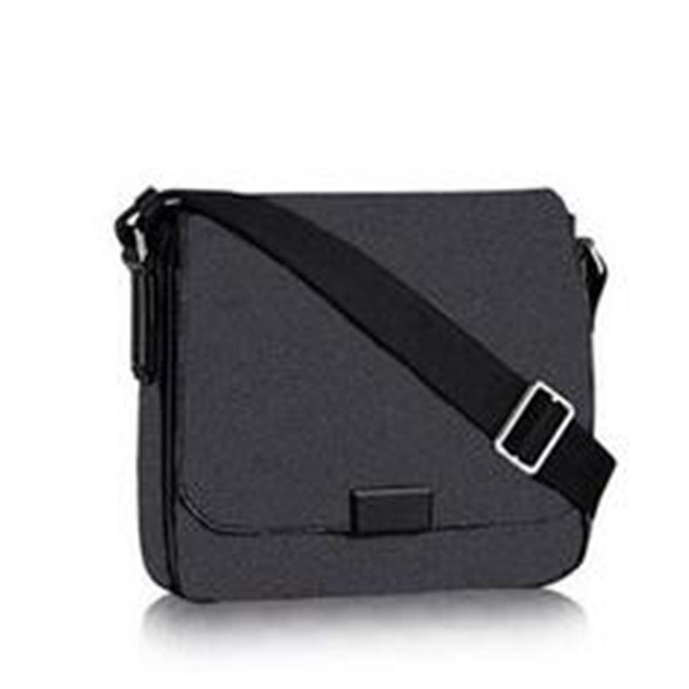 

DISTRICT PM Mens Cross body Bag Mens Briefcase Genuine Leather Men BagS High Quality business bag men Damier Graphite Bags DISTRIC228v, 25*22*8cm