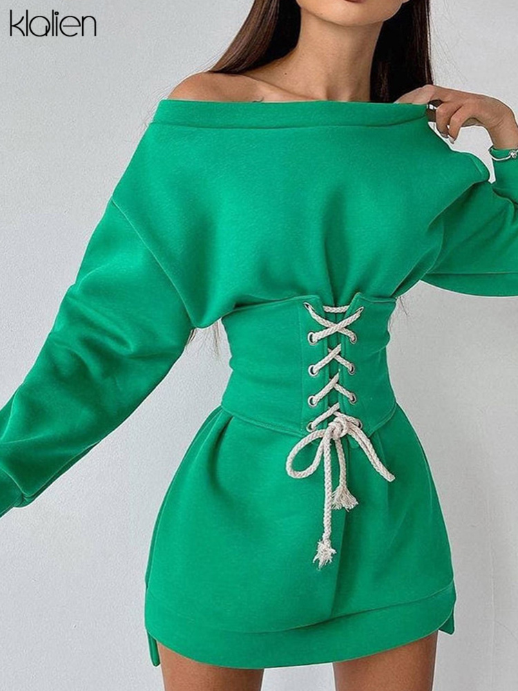 

Autumn Fashion Casual Long Sleeve Solid Slim Hoodies Dress For Women 2022 New Streetwear Stretch Wild Bodycon Dress, Black