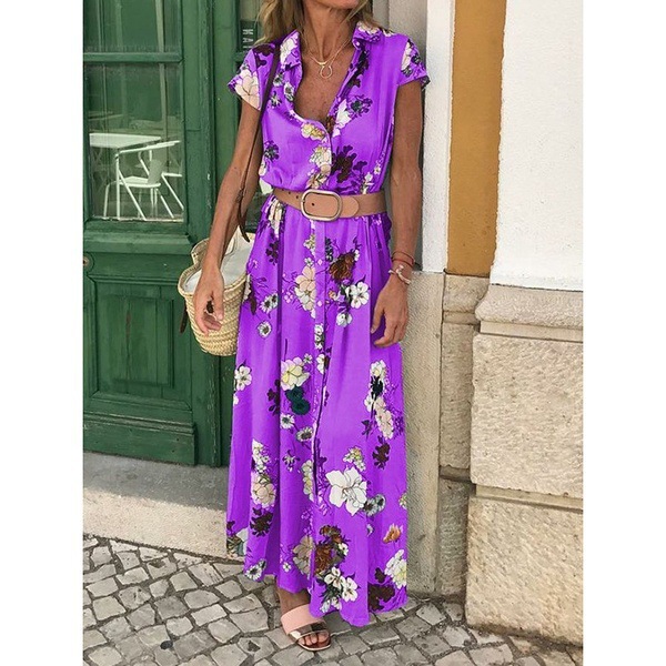 

Dress Women Sundress Casual Women' Dress Long, Blue