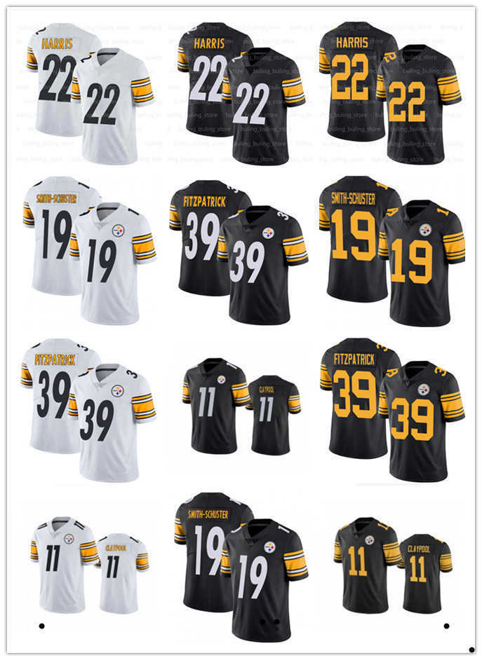 

8 Kenny Pickett Custom Pittsburgh''Steelers''men 10 Mitchell Trubisky 22 Najee Harris 39 Minkah Fitzpatrick 90 T.J. Watt Football Jerseys, Color