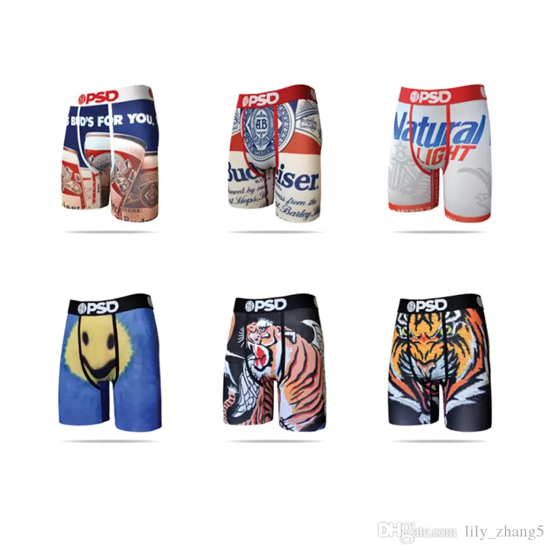 

Random styles PS underwear Men unisex boxers breif pattern sports hip hop rock excise underwear skateboard street fashion streched legging