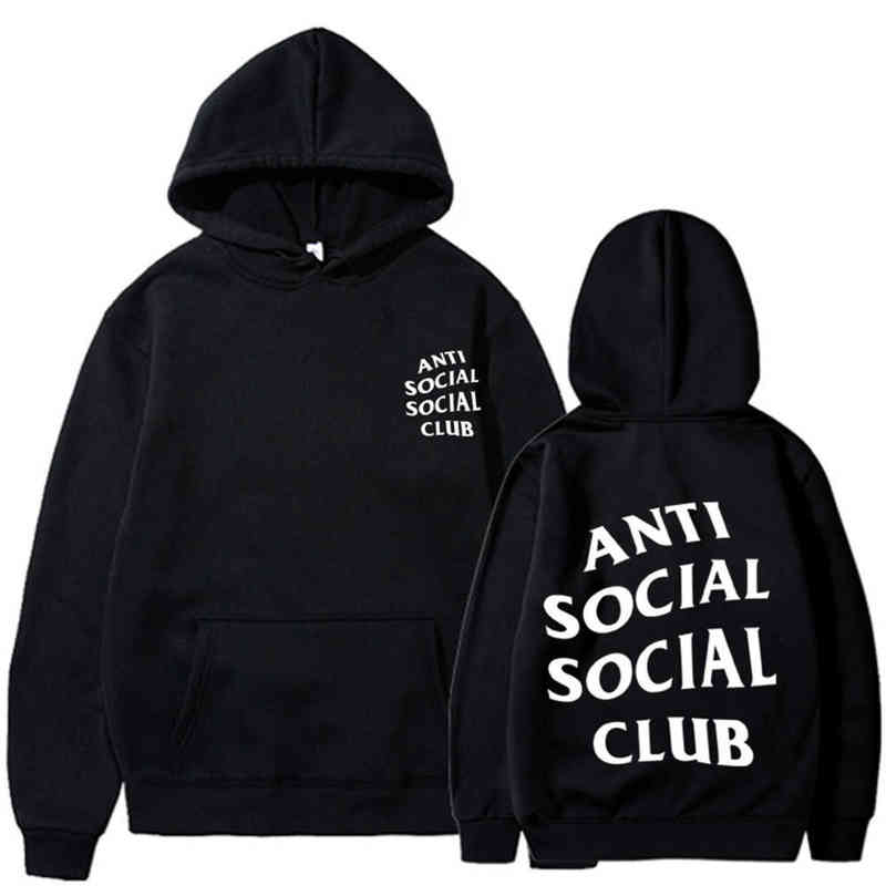 

Chao Anti Social Club Sweater Men' Assc Hoodies1, Black 344