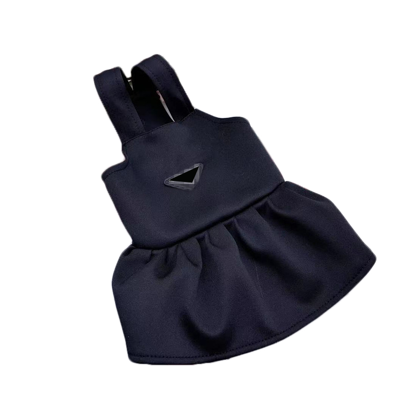 

Cute Pet Dog Skirt Metal Triangle Icon Dresses Spring Summer Cats Dogs Suspenders Dress Pets Skirts, As pic