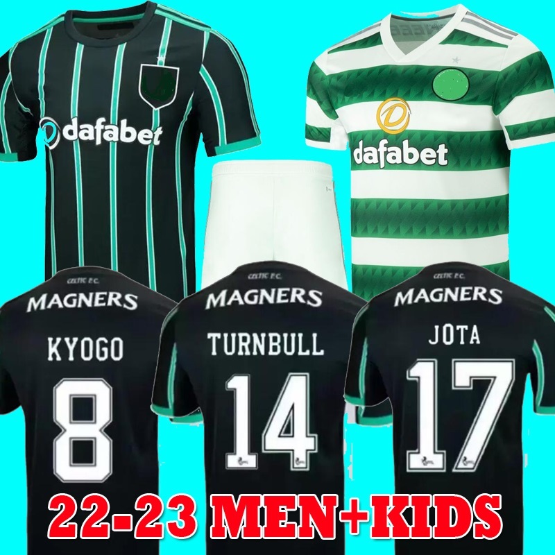 

22 23 Celtic away home soccer jersey EDOUARD 2022 2023 Men Kids AJETI KYOGO TAYLOR ELYOUNOUSSI MCGREGOR away FANS player version football shirts, Home player version