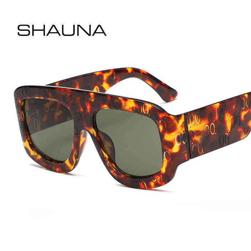 

Sunglasses Shauna Ins Popular Oversize Square Women Retro Men Shades Uv400 220322