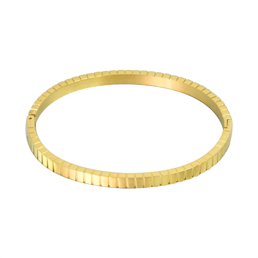 Bracelets and Bangles For Women Fashion Charm Gold Color Stainless Steel Luxury Brand Jewelry Accessories Customized Designer Custom Indian Jewel