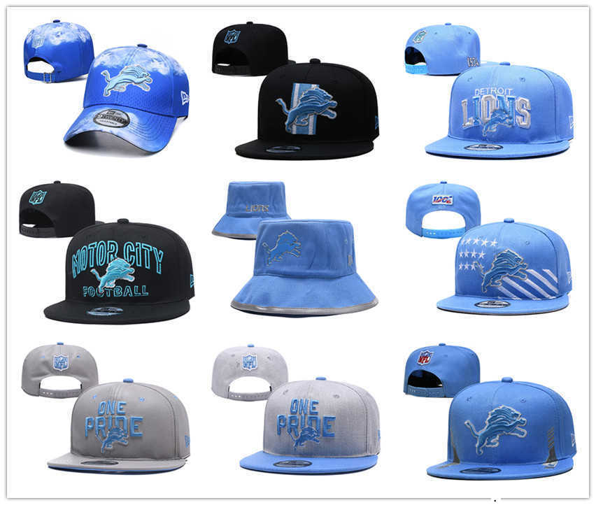 

Snapbacks Detroit''Lions''Men Football Hats cap Adjustable Fit Hat, Color
