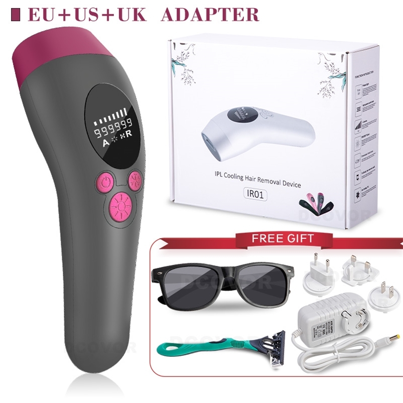 

999999 Flashes IPL Epilator Painless Ice Cooling Poepilator Hair Removal depiladora 48W Bikini Laser Epilator 220419