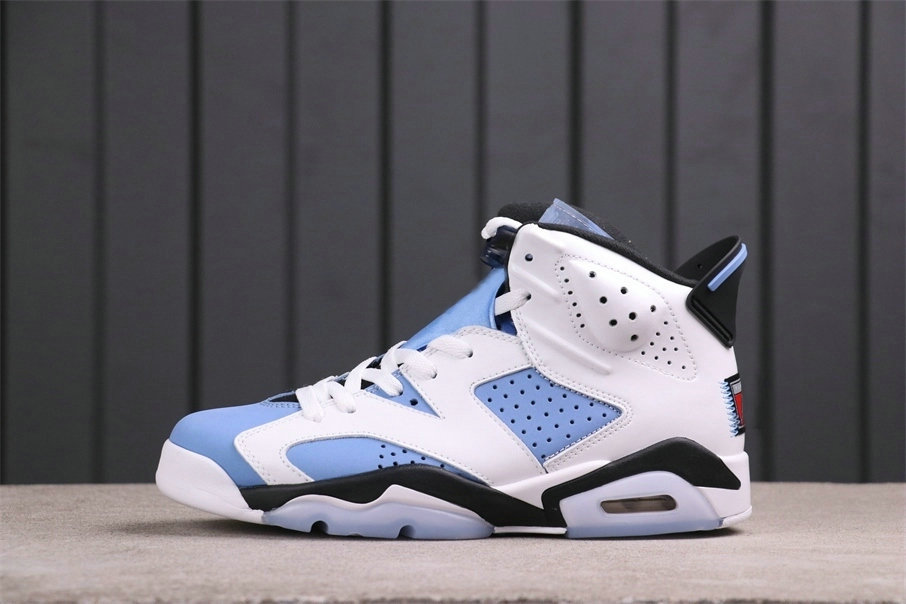 

2021 new 6 retro UNC men basketball shoes Top quality Jumpman 6s VI UNIVERSITY BLUE/white /Navy blue mens trainers youths sports sneakers big boy Athletic Shoe