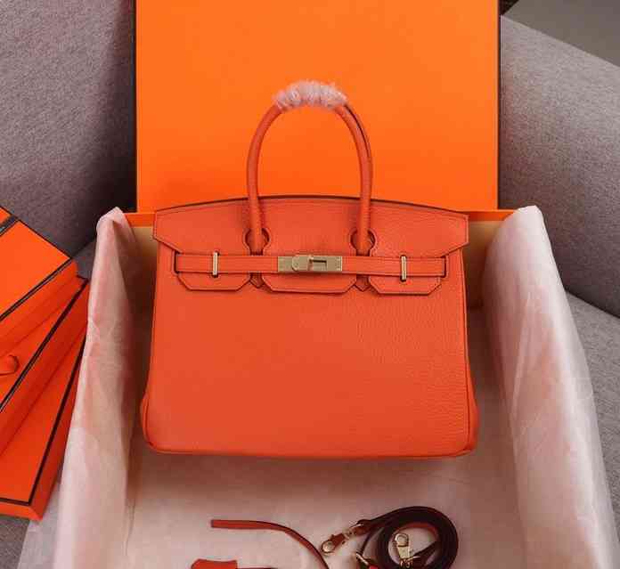 

Designer Birkins Handbags Herme Classic Manual Women Totes Bag Fashion Layer Cowhide Litchi Pattern Pochette Rouge Togo HH5a+ y, Color 1