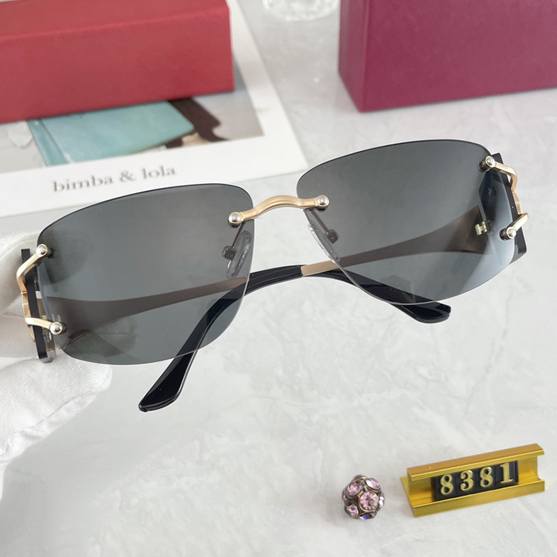 

Women's and men's Sunglasses Thickened Beautiful Edge HD Gradient Ocean Lens Series Fashionable Versatile Suitable 5 Colors Optional With Box