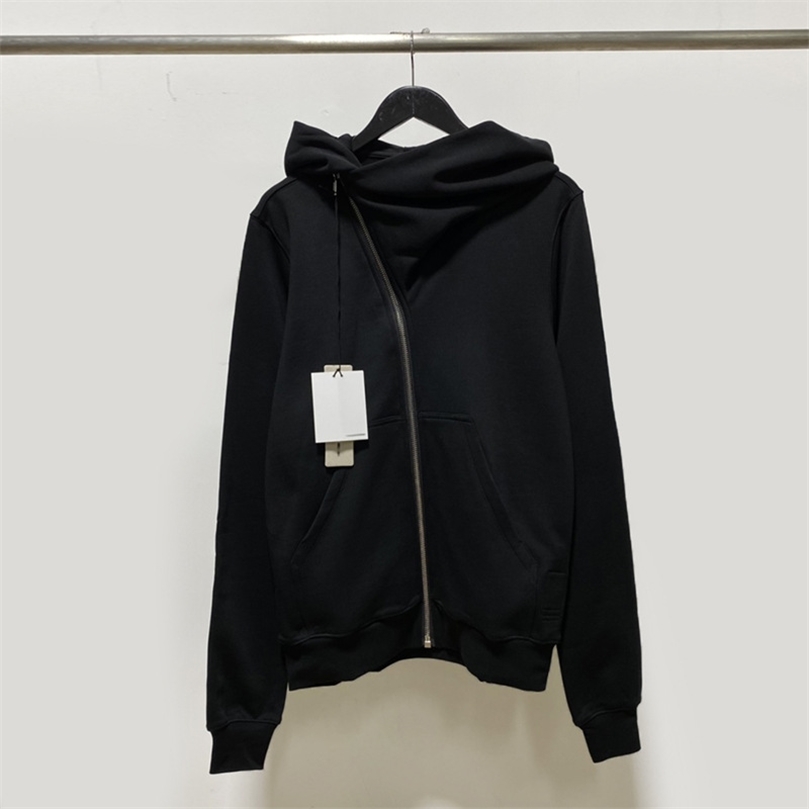 

Ro Hoodie Rick Casual Sweatshirt Oversized Hoodies Sweatshirts Streetwear Hip Hop Owens Hoodie for Men 220721, White