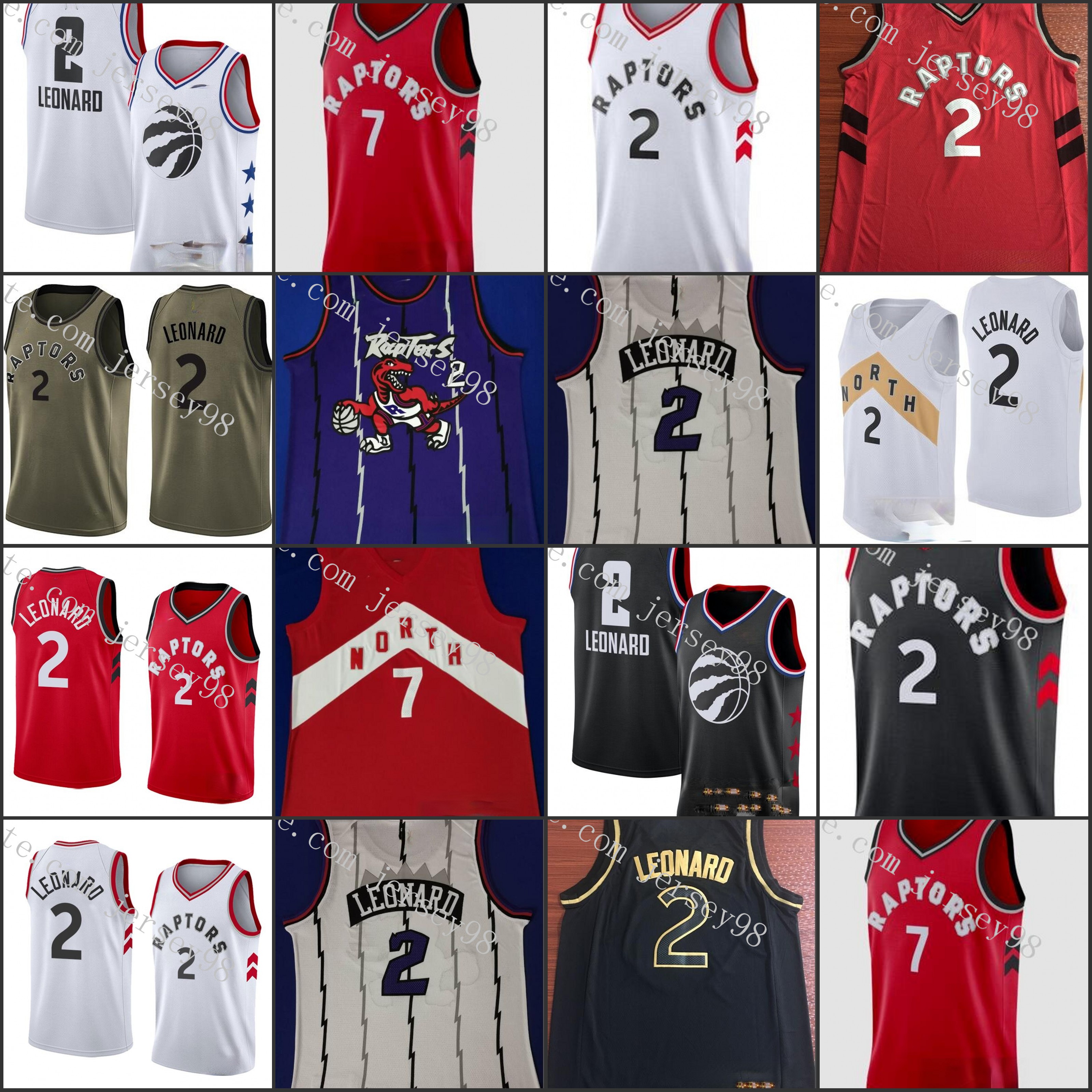 

Toronto''Raptors''men 2''Leonard Tracy 7''Kyle Lowry retro Basketball''Jersey, 14