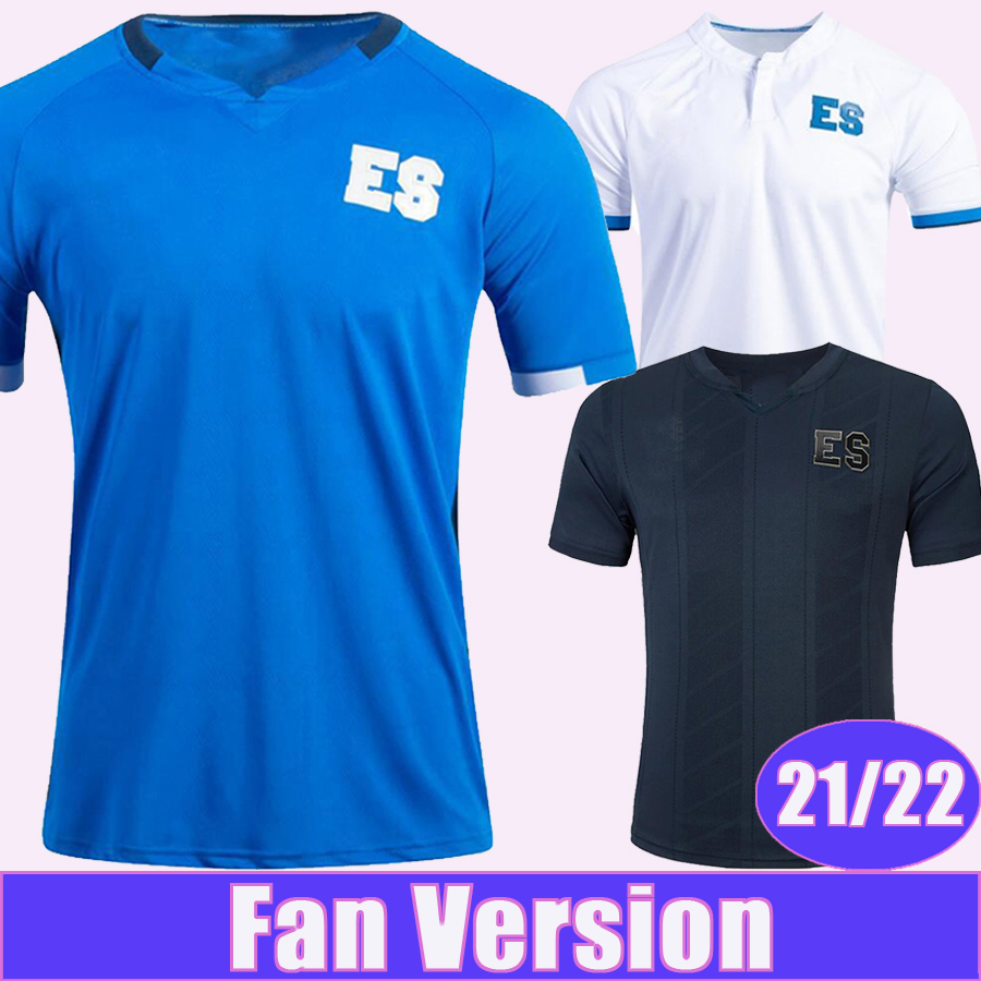 

2021 Salvador National Team #13 LARIN Mens Soccer Jerseys #21 TAMACAS #7 D.CEREN Home Away 3rd Football Shirt Short Sleeve Adult Uniforms, Qm6018 21 22 home no patch