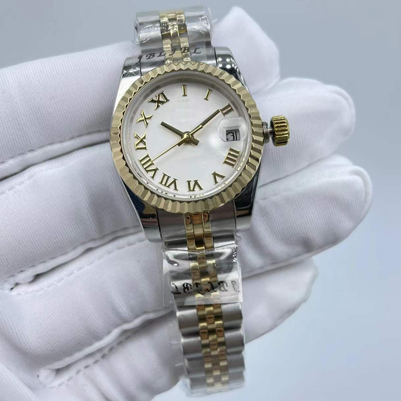 26mm High quality women's watch Ladies automatic mechanical watches womens stainless steel folding buckle fashion sport waterproof watch wom