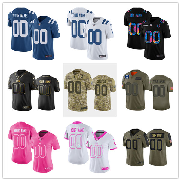 

Customized Jersey Football Indianapolis''Colts''MEN WOMEN YOUTH 100% Embroidery S-6XL