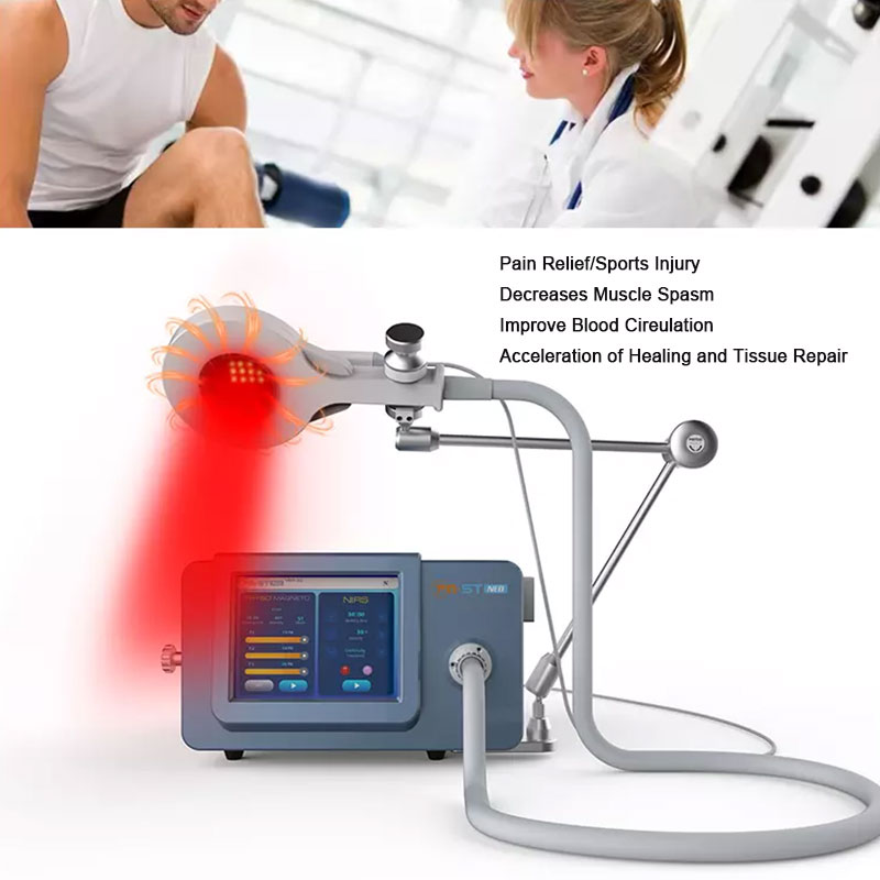 

EMTT Massage Magnetolith Physio Magneto Portable Pulsed Magnetic Therapy With Near Infrared 940nm 640nm For Pain Relief Low Back Musculoskeletal Disorders