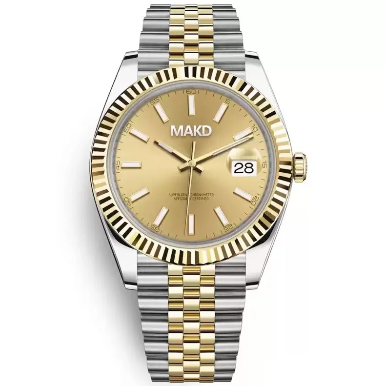 

Automatic Mechanical Watches Men Big Magnifier 41mm Male Wristwatches Luminous U1 orologioStainless steel Sapphire waterproof Watches, Add sapphire glass