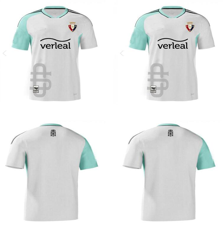 22 23 Osasuna Soccer Jersey Home David Garcia Chimy Avila Camiseta Adulto 2022 2023 Torres Moncayola Manu Home Away 3rd Football Shirt Kid Kit Ki