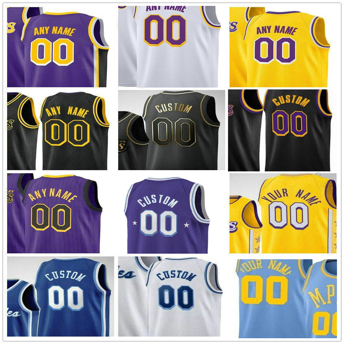 

Men 6 James Anthony 3 Davis Russell Westbrook Basketball Jerseys Austin Reaves Max Christie Thomas Bryant city Movie Space Toscano edition 75th anniversary, Colour 16