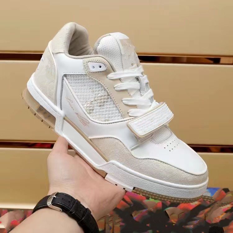 

High quality luxury designer shoes Spring and summer men's sports yellow embossing calfskin production size38-45 mkjl000002