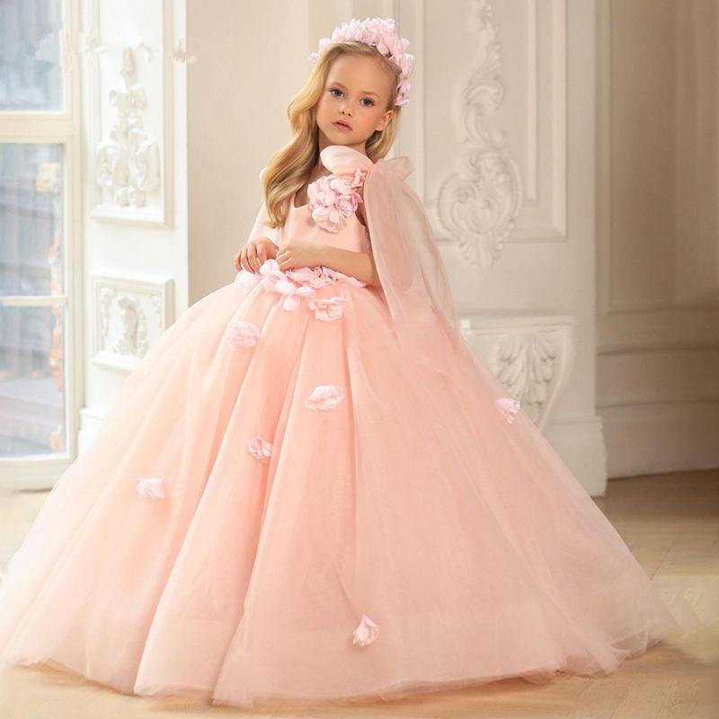 

Girl's Dresses Flower Girl Little Wedding Communion Pageant Kids Party Gowns, Custom colors