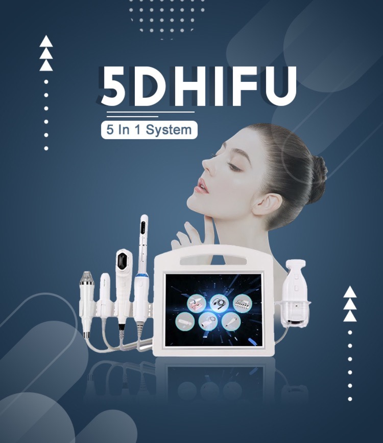 6 in 1 HIFU Anti-aging Vajinal Sıkma Cilt Gençleştirme Yüz Germe Streç Işaretleri Temizleme Tedavisi Makinesi Ev Salon Kullanımı Satış